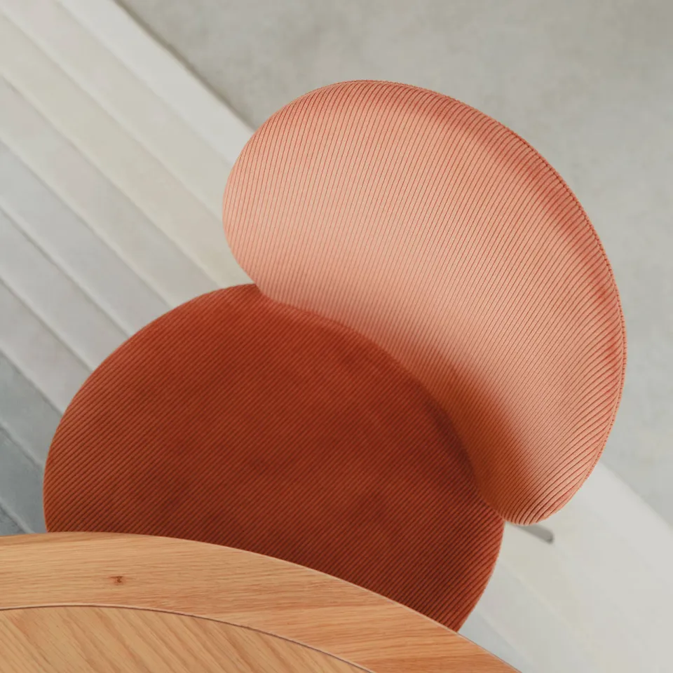 Zuiver Bonnet eetkamerstoel terracotta, foto 7