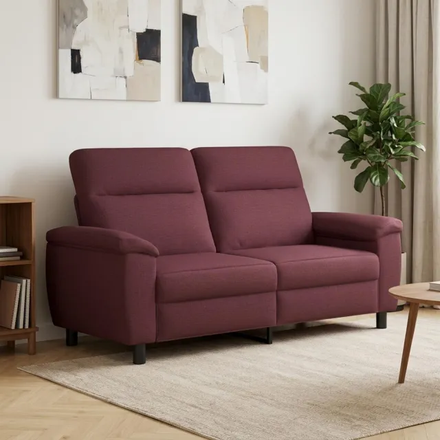 vidaXL Bank Paars 178 x 90 x 95 cm Stof
