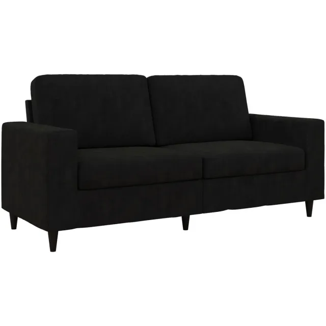 Notio Living Cooper-Sofa 3-zits - Zwart Fluweel