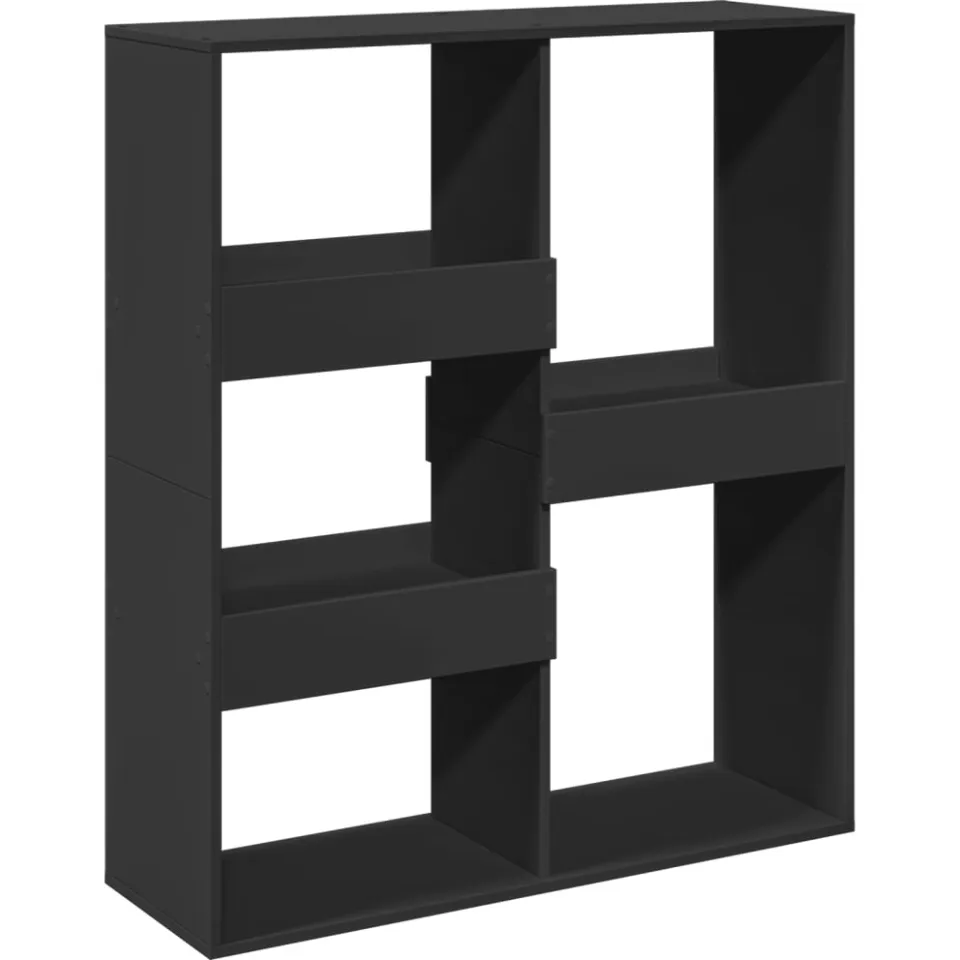vidaXL Boekenkast / kamerscherm 100x33x115 cm zwart, foto 3