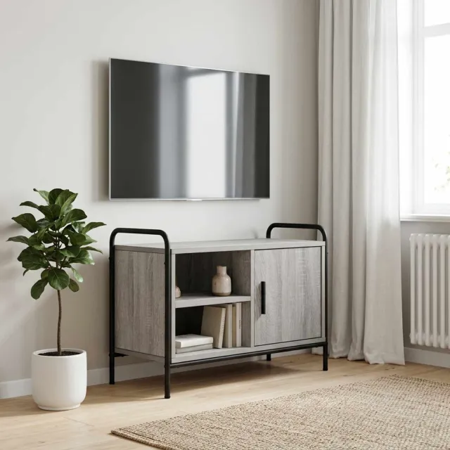 vidaXL Tv-meubel 67,5 x 33 x 50 cm Grijs Sonoma, foto 2