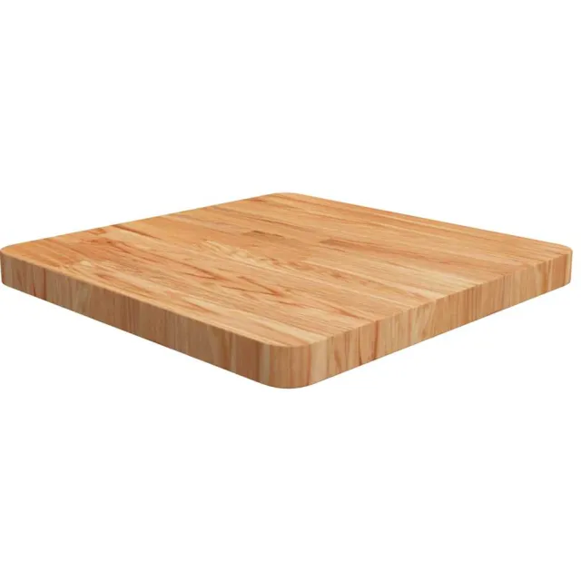 vidaXL Tafelblad vierkant 50x50x4cm massief eikenhout lichtbruin