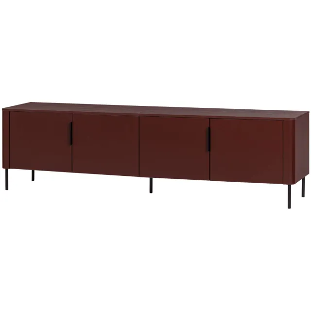 WOOOD Gunnar tv-meubel bordeauxrood burgundy red