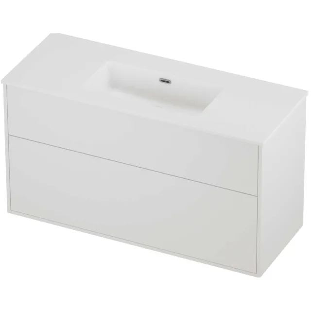 Proline Tribute Badmeubelset Porselein Elegant 2 Laden 120x46x67 cm Mat Wit Mat White