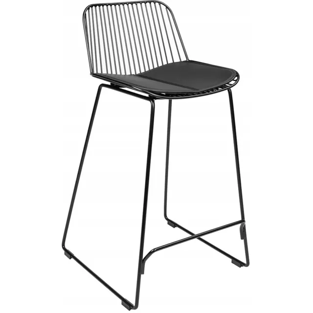 Home King Industriële barkruk MILES zwart, 76 cm zithoogte