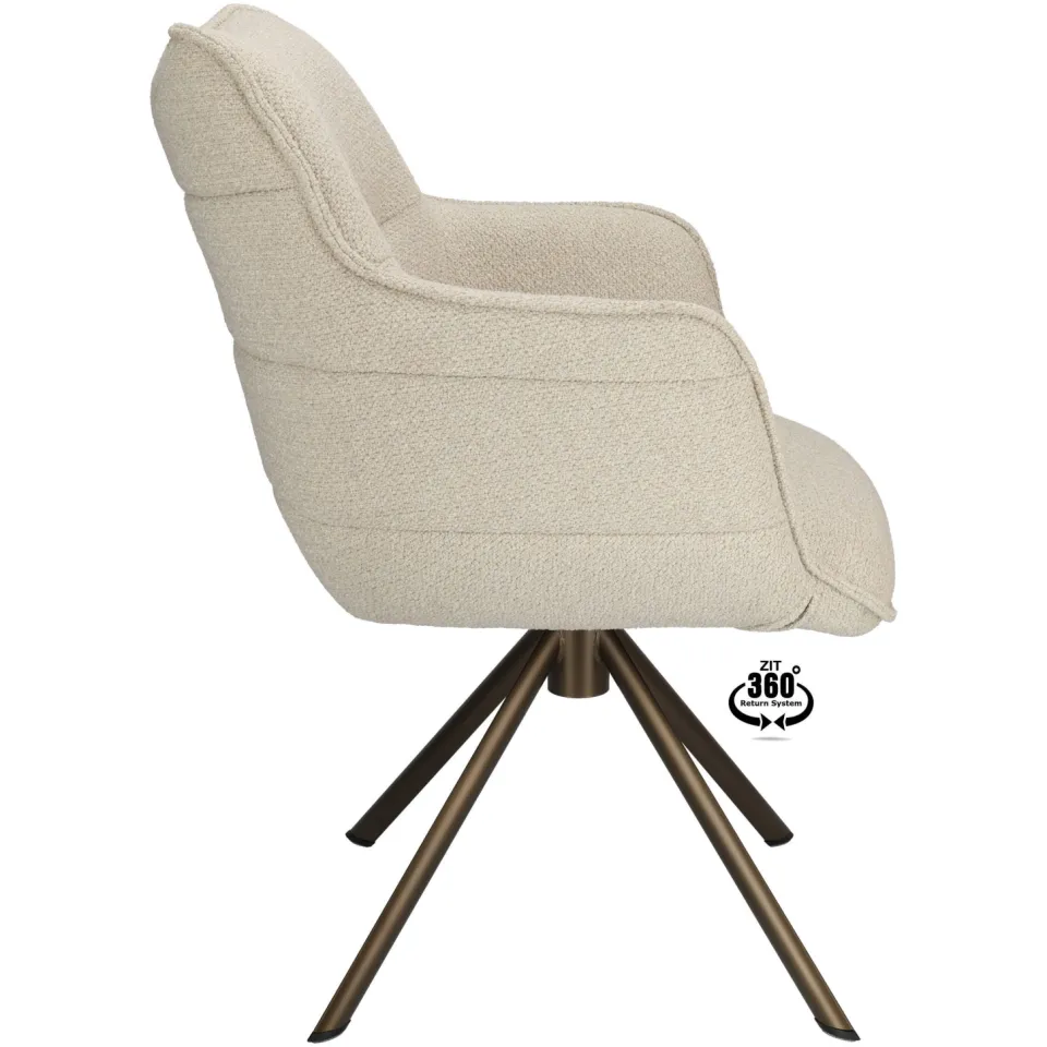 Wehkamp Home armstoel Mové natural, foto 5