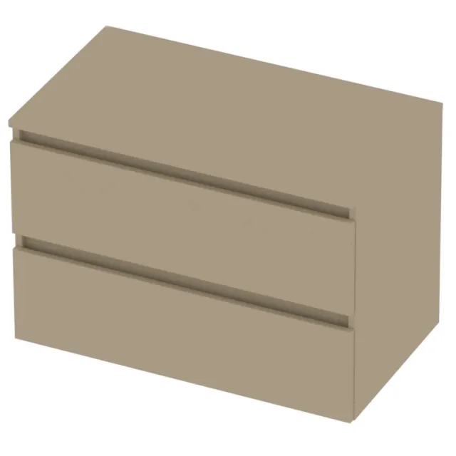 Basic-Line Deck 46 Badmeubelset Greeploos 80x46x58 cm Mat Beige