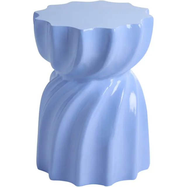 Beliani ALGUA - Bijzettafel - Blauw - MgO