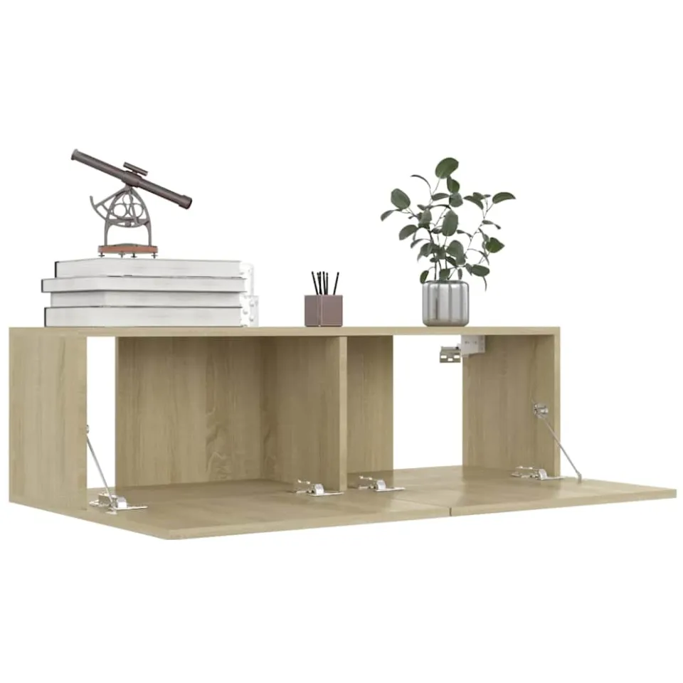vidaXL 8-delige Tv-meubelset bewerkt hout sonoma eikenkleurig, foto 4