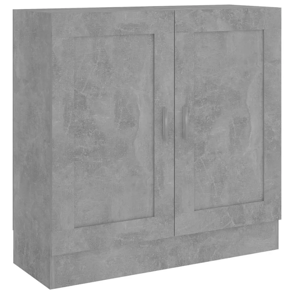 vidaXL Boekenkast 82,5x30,5x80 cm bewerkt hout betongrijs grijs, foto 3