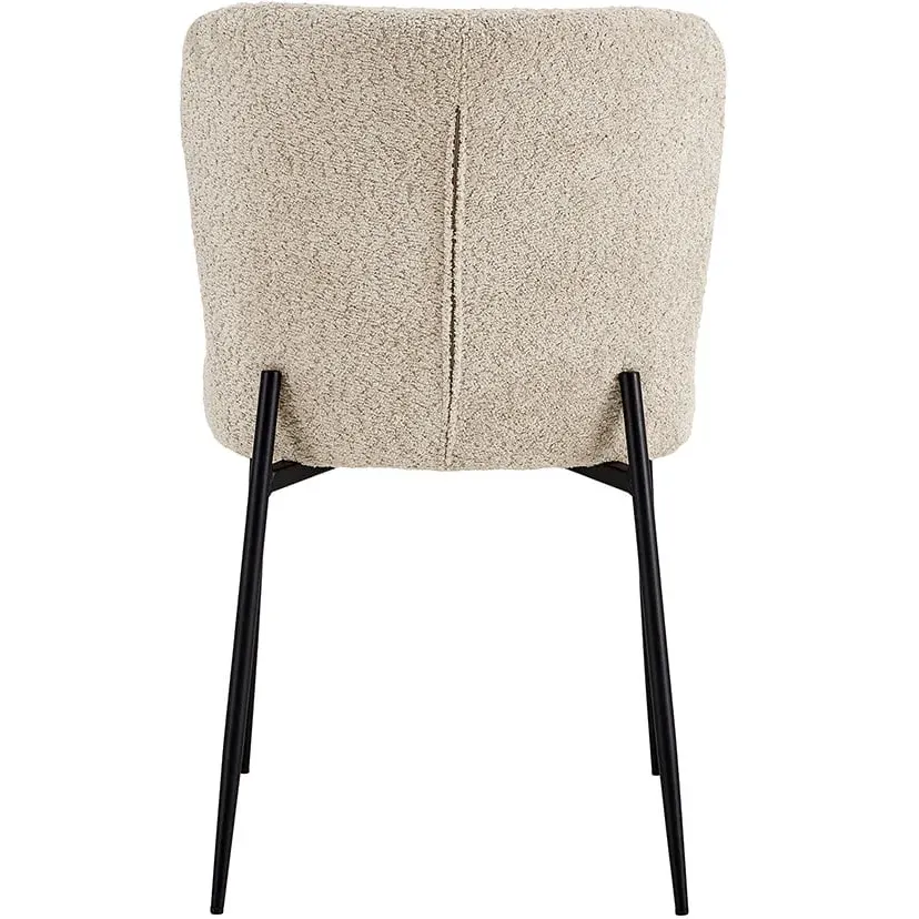 eetkamerstoel Jolie bouclé beige, foto 4