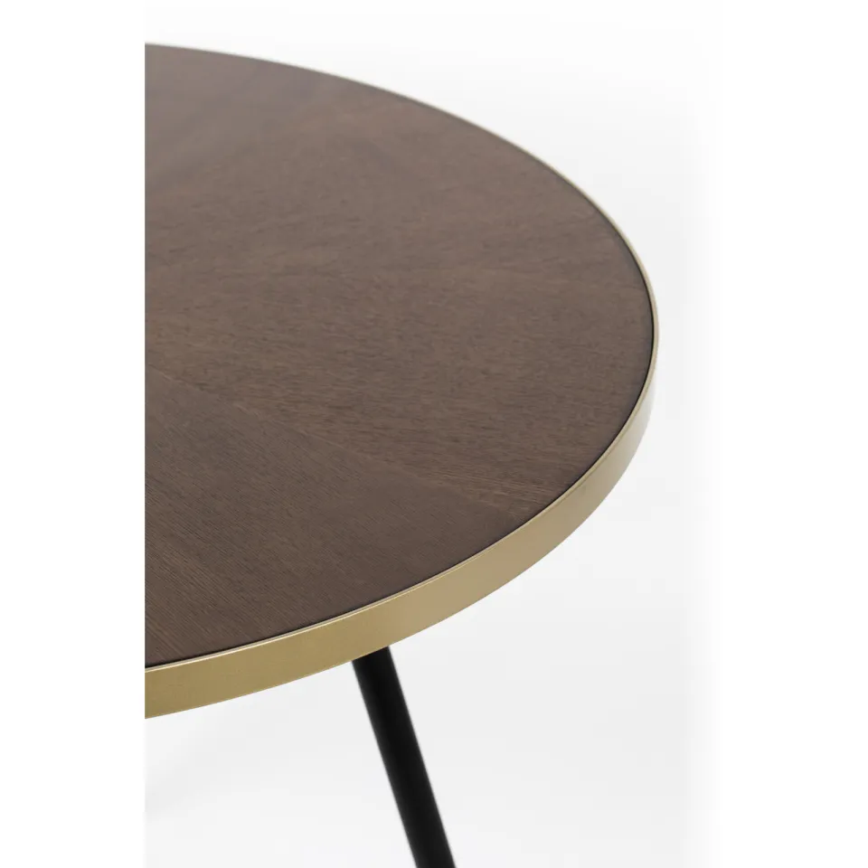 ZILT Ronde Bistrotafel 'Lili' MDF, 90cm bruin, foto 7