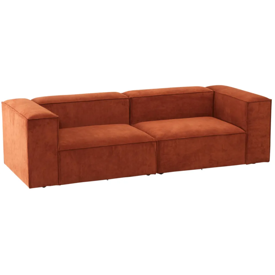 NOUS Living Igor 3-zitsbank terracotta, foto 4