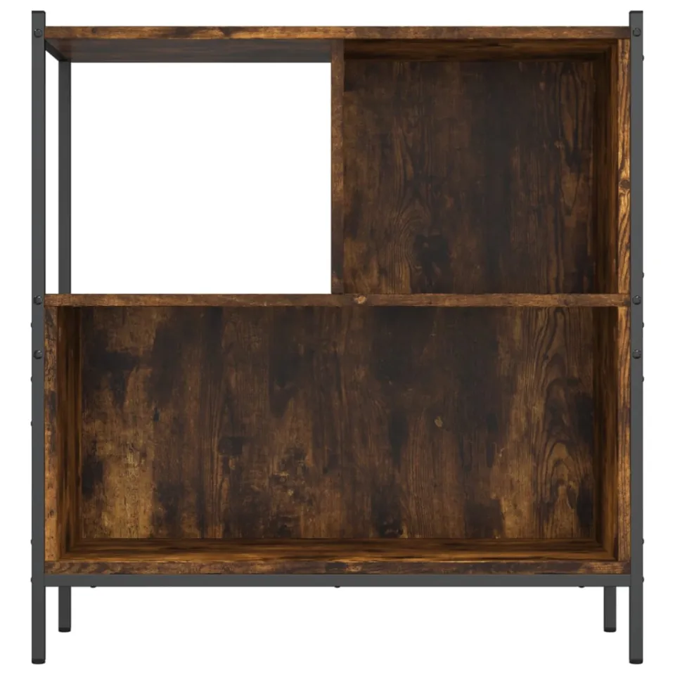 vidaXL Boekenkast 72x28x77,5 cm bewerkt hout gerookt eikenkleurig, foto 3