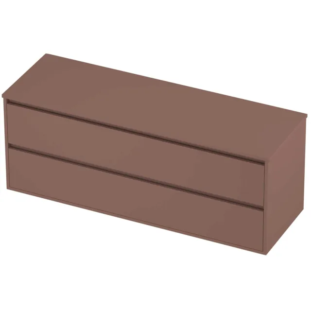 Proline Deck Badmeubelset Greeploos Symmetrisch Kader 140x46x54 cm Beauty Blush Rosé Goud