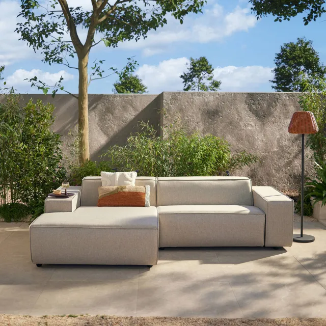 Studio LIVIT Presso II Outdoor loungebank zand, foto 2
