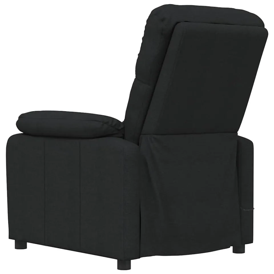 vidaXL Massagestoel stof zwart, foto 4
