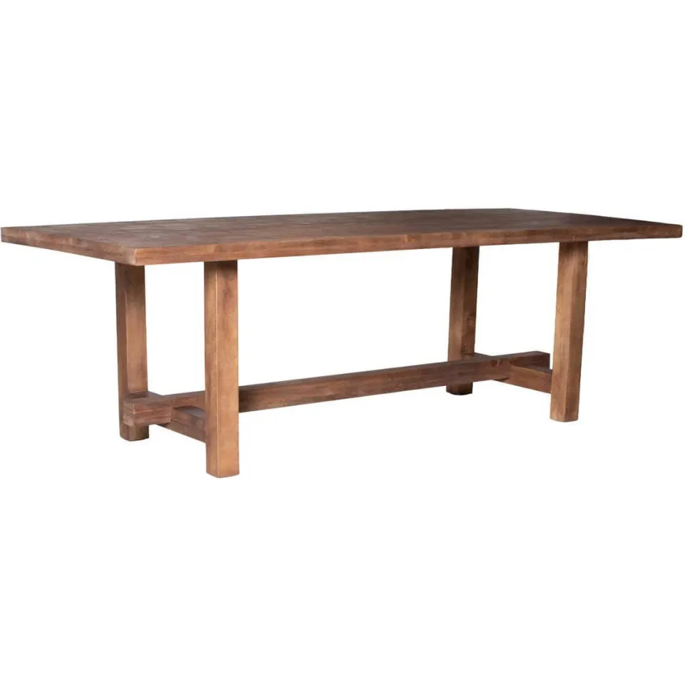 Giga Meubel Eettafel Frans - Rechthoek Donkerbruin Hout - 240x100x76cm, foto 3