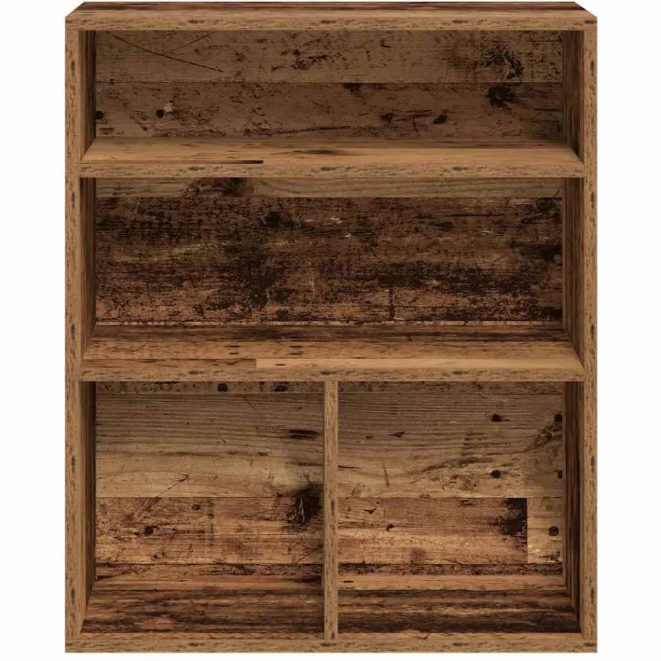 vidaXL Boekenkast 60x30x71,5 cm bewerkt hout oud houtkleurig bruin, foto 4