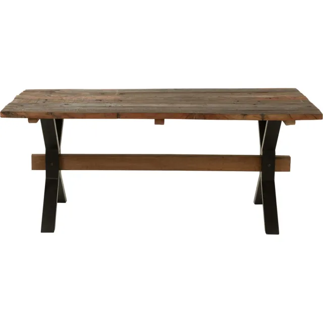 J-Line eettafel Verouderd - hout - bruin