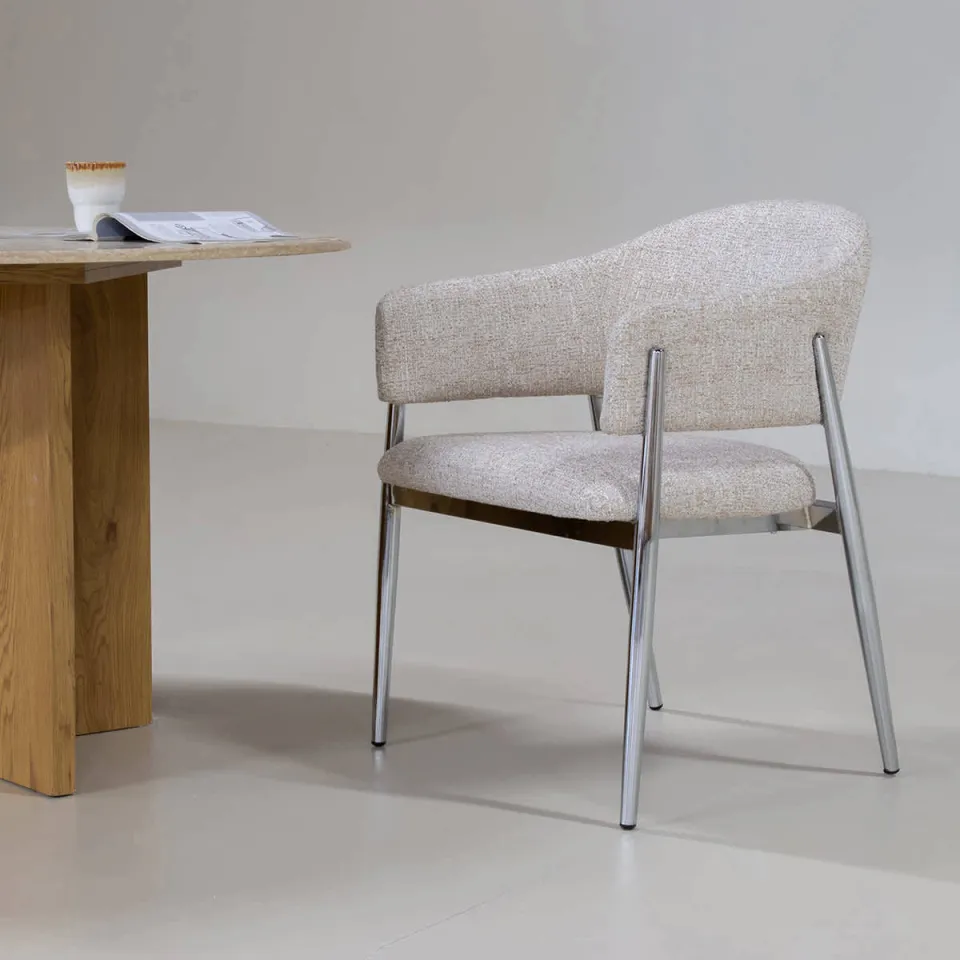 Giga Meubel Dénia eetkamerstoel beige, foto 5