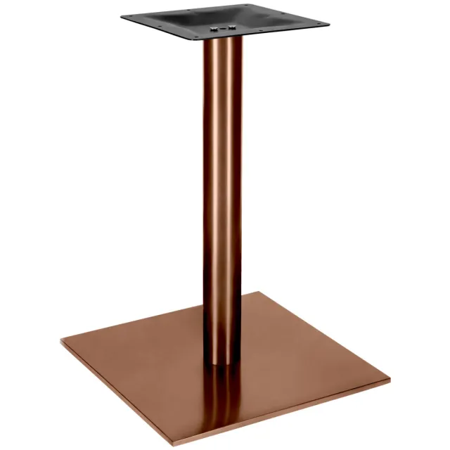 Vega Tafelonderstel voor binnen Orio vierkant; 55x55x72 cm (BxLxH); brons; vierkant