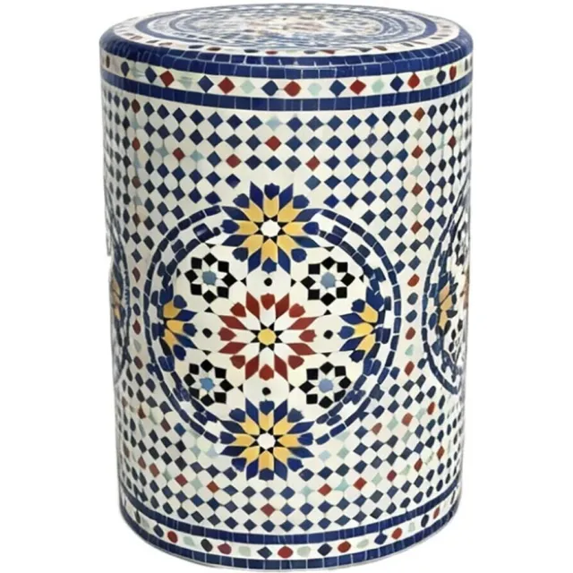 Signes Grimalt mozaïekkruk wit en blauw