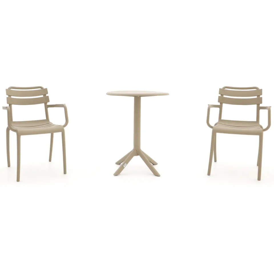 Forza Furniture Forza Vico/Rieti ø60cm balkonset 3-delig