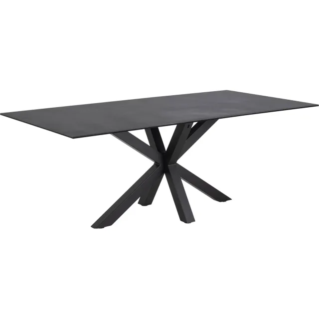 Actona Helium eetkamertafel zwart.