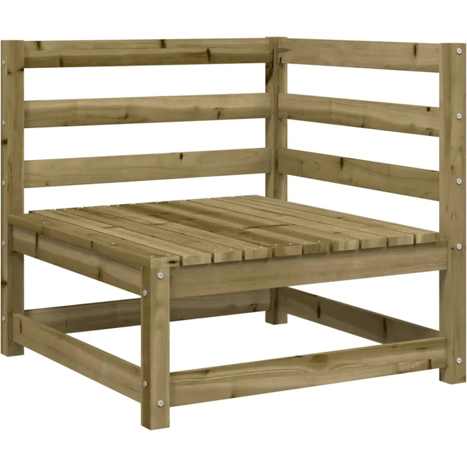 vidaXL 5-delige Loungeset geïmpregneerd grenenhout bruin, foto 4