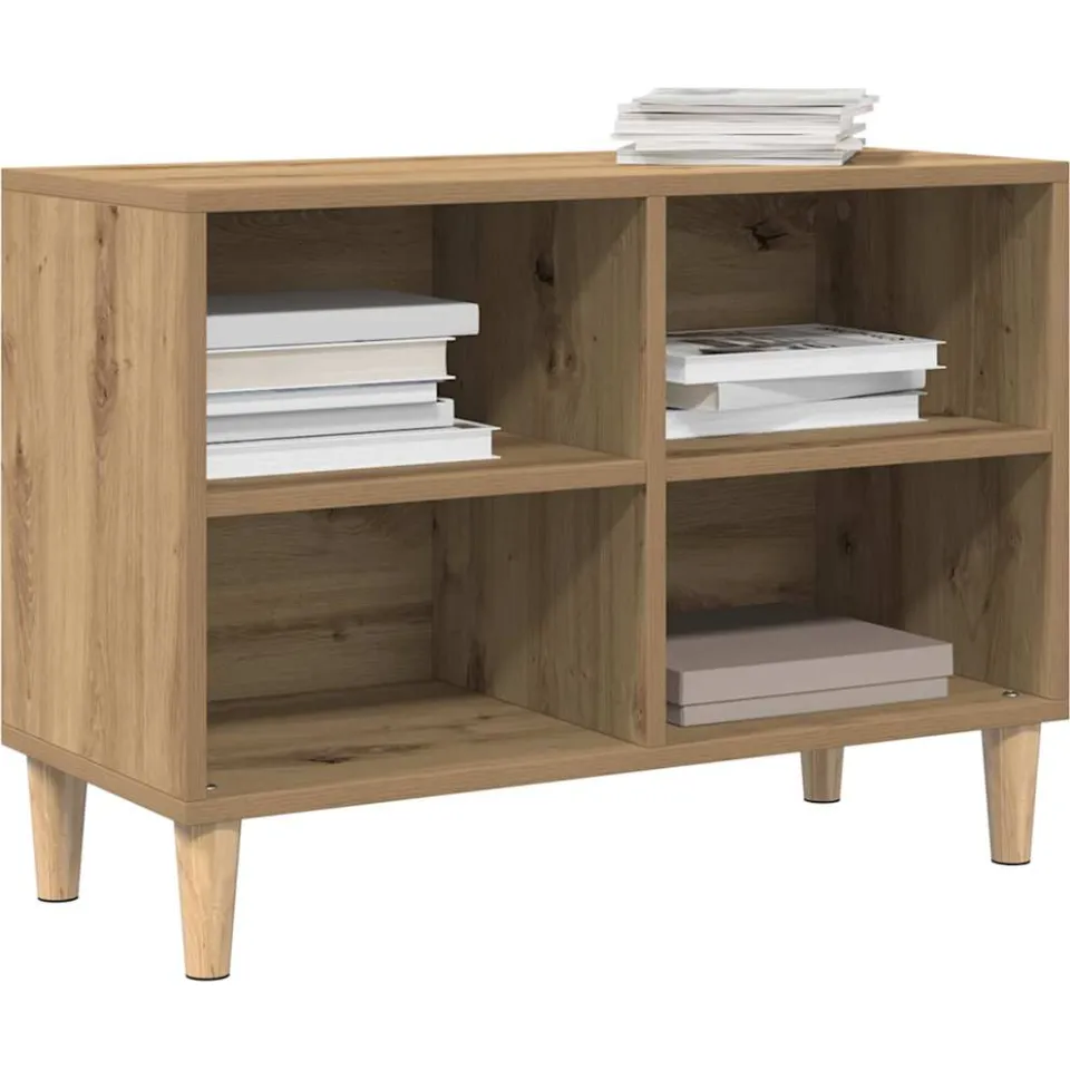 vidaXL TV-kast 69,5 x 30 x 50 cm artisian oak Bewerkt hout Bruin