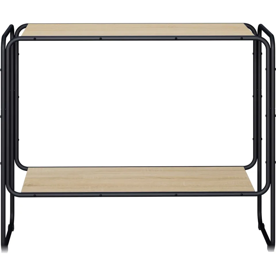 vidaXL Dressoir Sonoma Eiken 93.5 x 38 x 75 cm Bewerkt hout Bruin