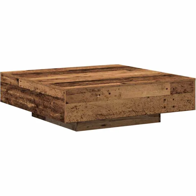 vidaXL Salontafel Oud Hout 100 x 100 x 31 cm Bruin