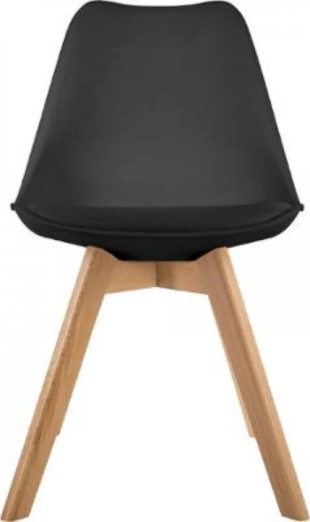 Atmosphera Créateur d'intérieur® zwarte baya polypropyleen eetkamerstoel, zwart Noir