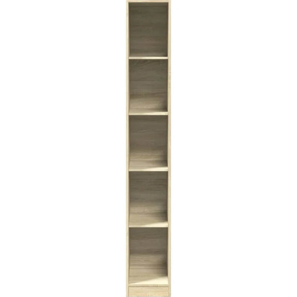 vidaXL Kledingkast 30x50x200 cm bewerkt hout sonoma eikenkleurig
