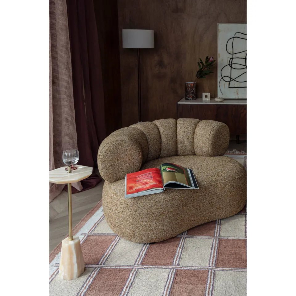 Dutchbone Duvane Fauteuil Bruin, foto 3