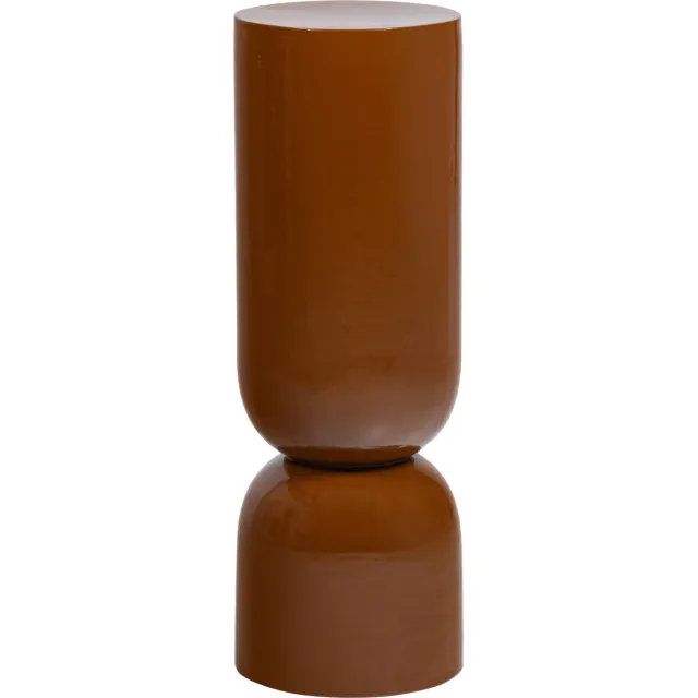 WOOOD Toval pot hoog plantenstandaard bruin honey yellow