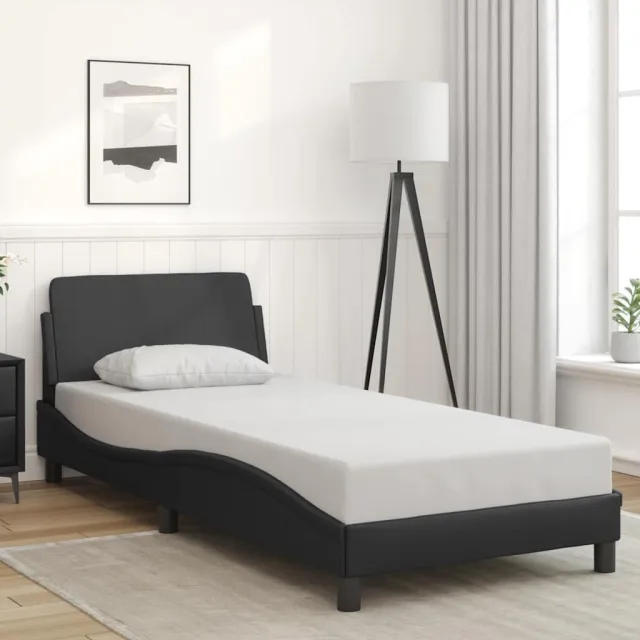 vidaXL Bedframe "Dover" kunstleer zwart 90x190 cm