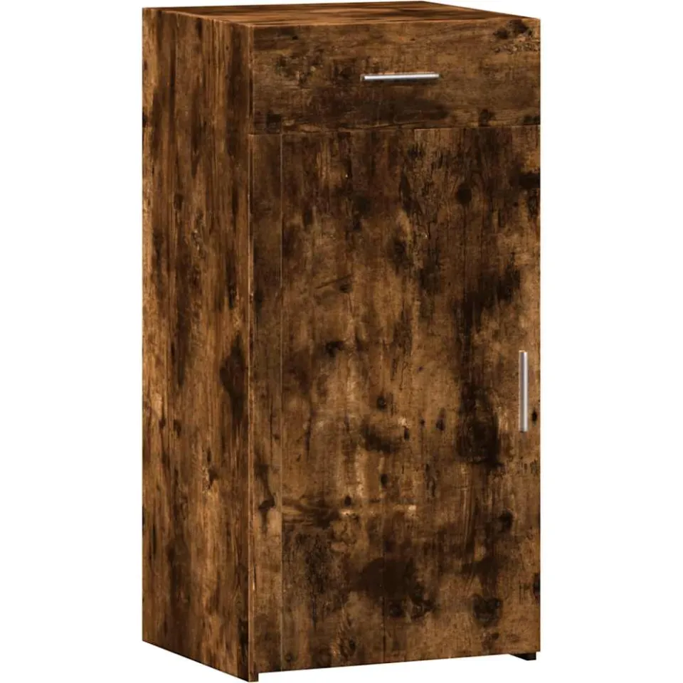 vidaXL Dressoir 45x42,5x93 cm bewerkt hout gerookt eikenkleurig, foto 3