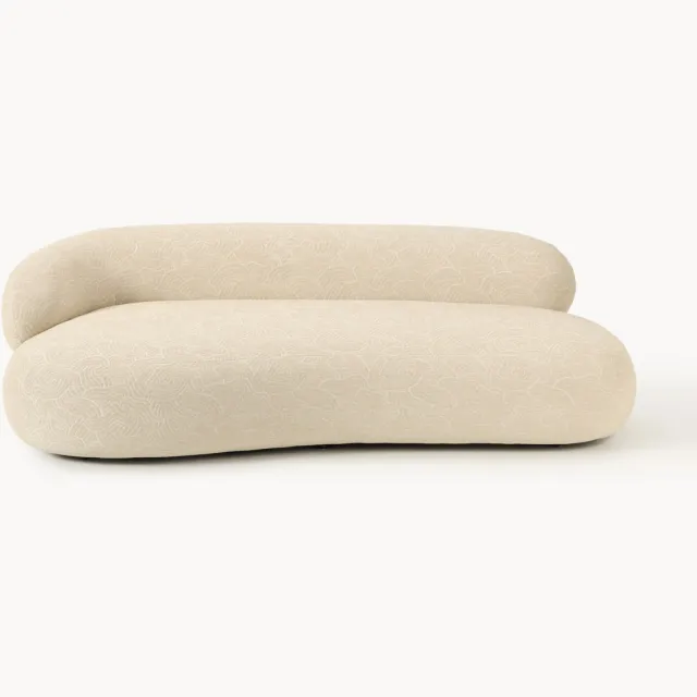 Westwing Collection Bank Alba (3-zits) Beige