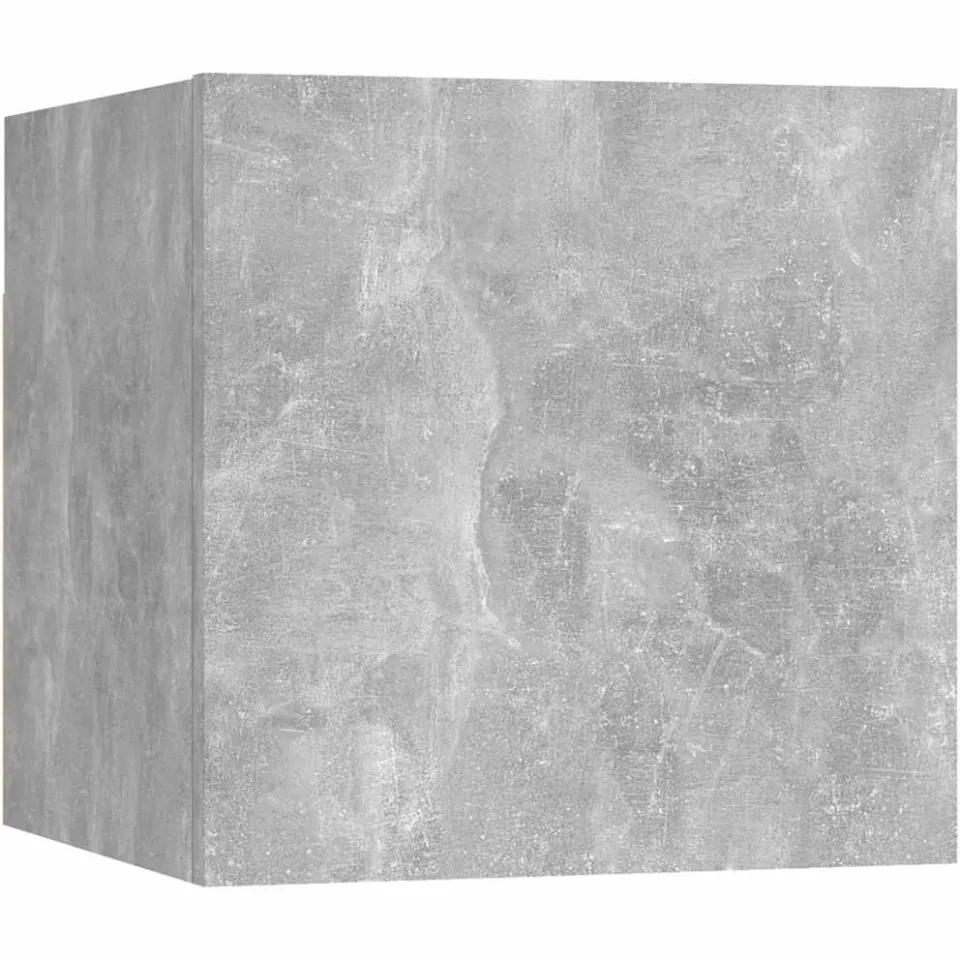 vidaXL Nachtkastjes 2 st 30,5x30x30 cm bewerkt hout betongrijs grijs, foto 4