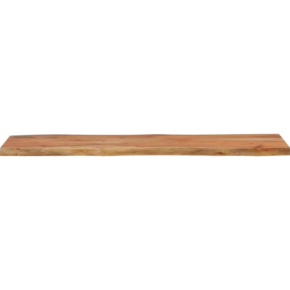 vidaXL Tafelblad rechthoekig natuurlijke rand 120x40x2,5 cm acaciahout Bruin