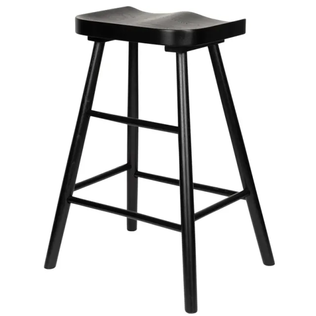 Housecraft Living Vander barkruk zwart