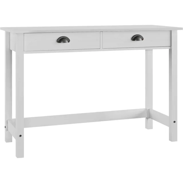 medina Wandtafel Hill Range met 2 lades 110x45x74 cm grenenhout wit