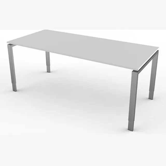 Kerkmann Eettafel Beta 180cm licht grijs hoogte verstelbaar
