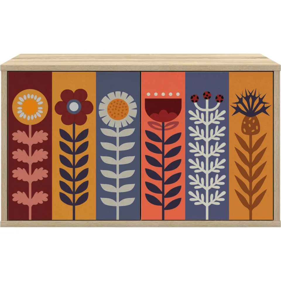 vidaXL Wandgemonteerd tv-meubel ESSEN 69 x 33 x 40 cm Sonoma Eiken, foto 4