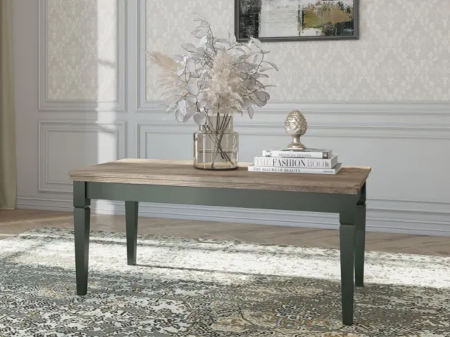 Mobistoxx Salontafel EVOCO 110 cm ribbec eik/groen