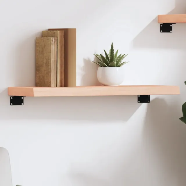 vidaXL Wandschap 60x20x4 cm onbehandeld massief eikenhout Bruin