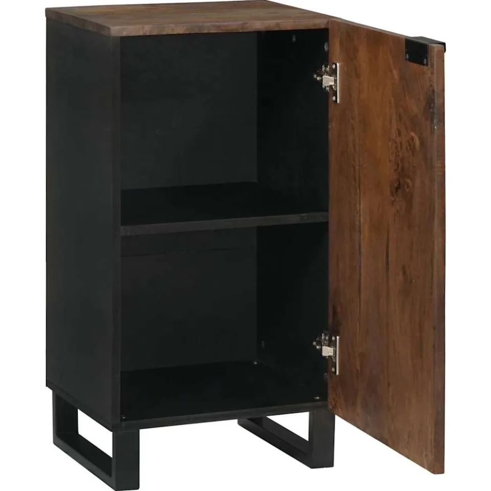 vidaXL Dressoir Bruin 40 x 33 x 75 cm massief mangohout, foto 2