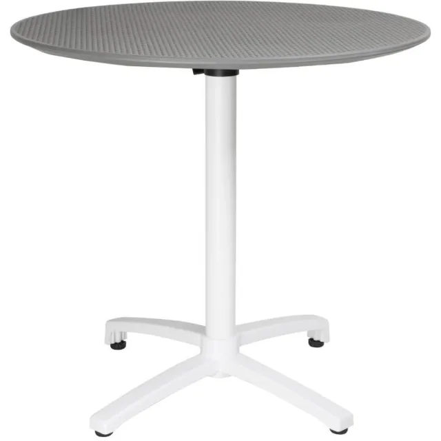 Bolero Opvouwbare Propyleen Tafel 800 mm Donkergrijs - Bolero FT621 Antraciet; Wit